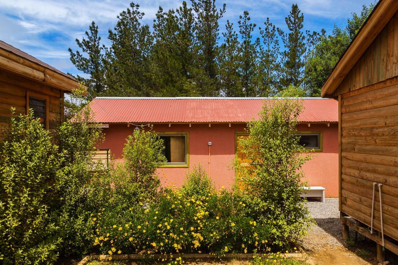 Cabaña en Tunquén, bosque, piscina y vista al mar Exterior foto