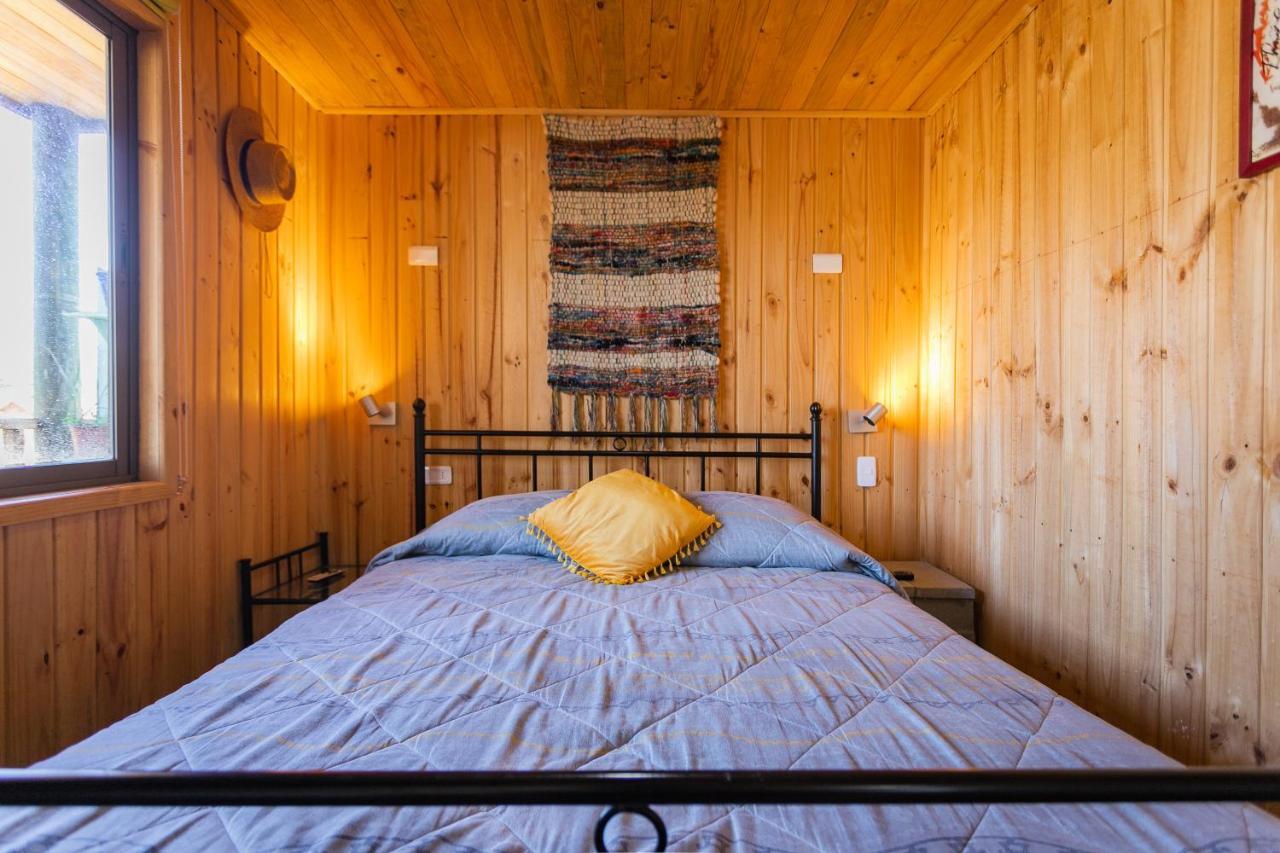 Cabaña en Tunquén, bosque, piscina y vista al mar Exterior foto