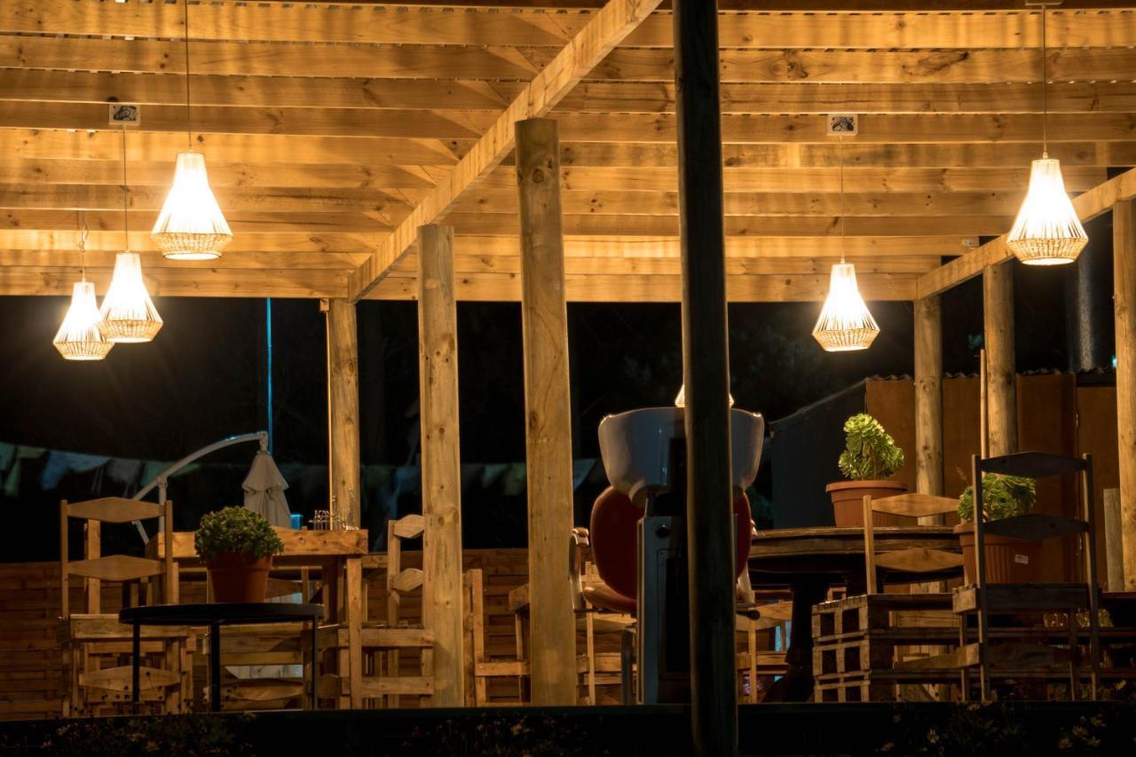 Cabaña en Tunquén, bosque, piscina y vista al mar Exterior foto